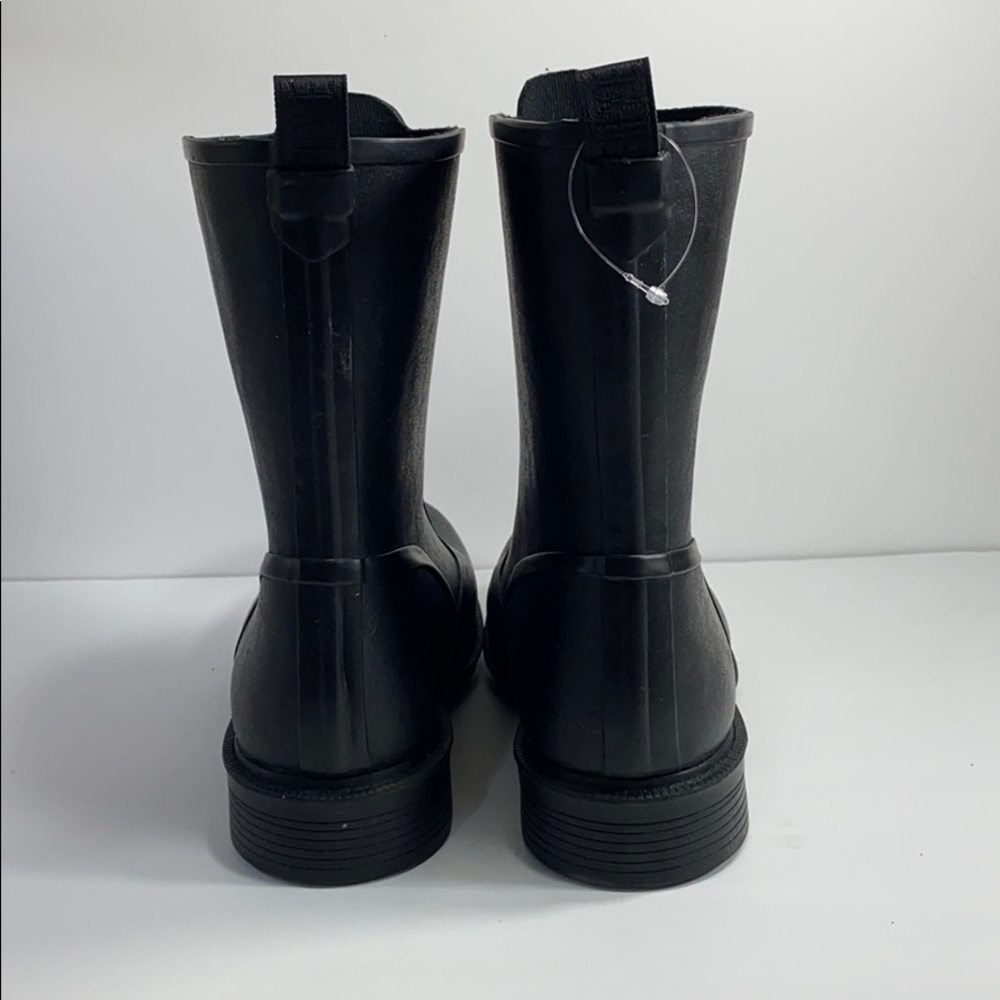 Frye Black Storm Zip Rain Bootie Waterproof Boots - Picture 9 of 16
